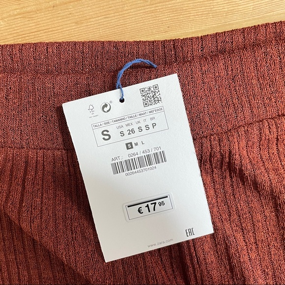 Zara Circular S Lightweight Palazzo Pant Wide Leg - Picture 9 of 10